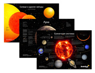 Набор постеров «Луна», «Солнце и другие звезды», «Солнечная система»