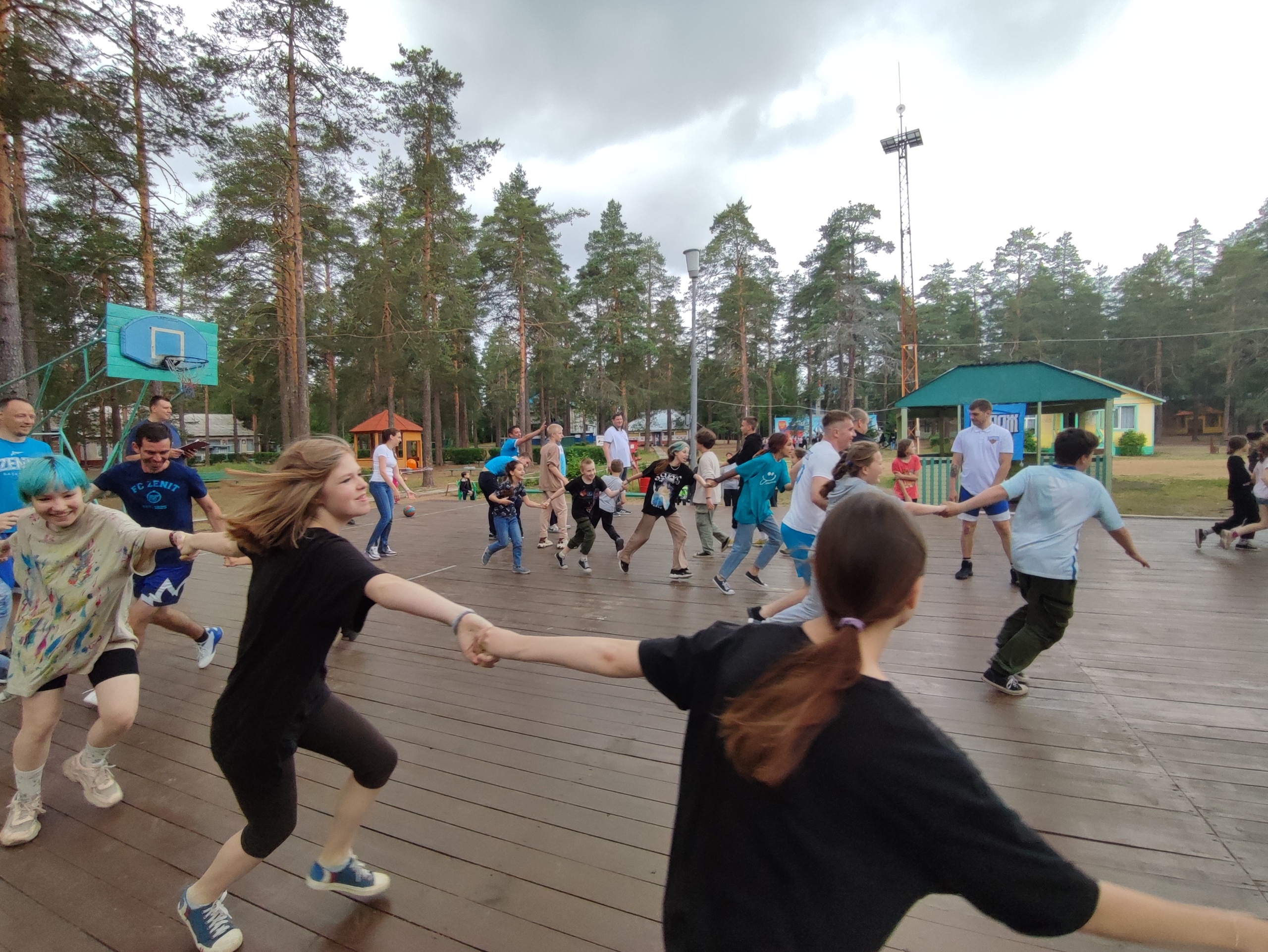 Спортивный день в детском оздоровительном лагере «Горизонт»