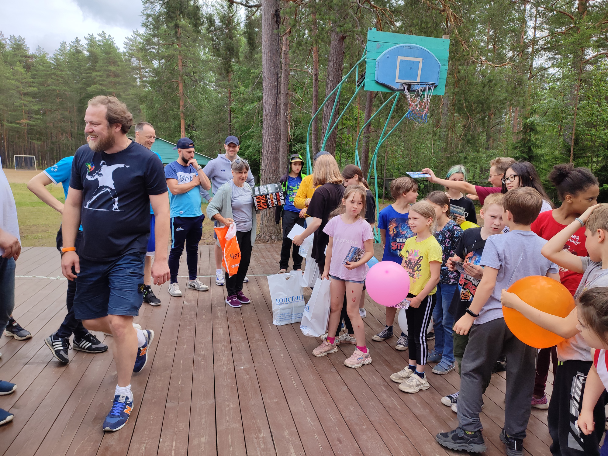 Спортивный день в детском оздоровительном лагере «Горизонт»