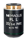 Объектив MAGUS 20HP 20х/0,40 Plan L фазовый PHP2 ∞/1,2 WD 8,0 мм