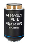 Объектив MAGUS 40HP 40х/0,60 Plan L фазовый PHP2 ∞/1,2 WD 3,5 мм