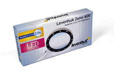 Лупа Levenhuk Zeno 600, 2,5x/5x, 90/21 мм, 12 LED, металл