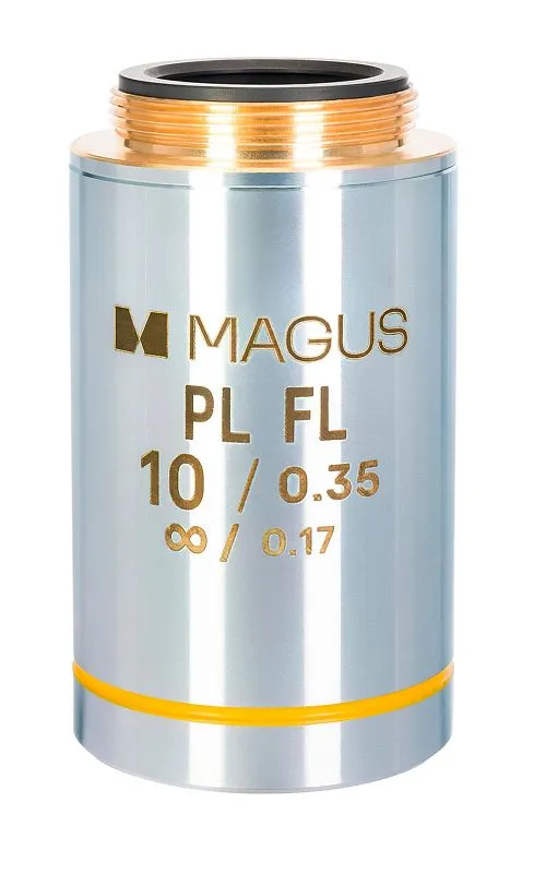 Объектив MAGUS 10PLFL 10х/0,35 Plan FL ∞/0,17,  1