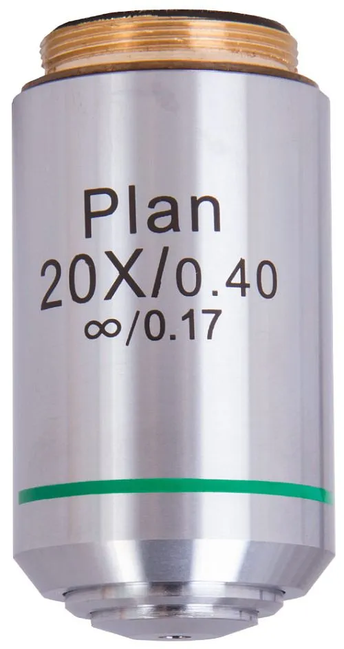 Объектив планахроматический Levenhuk MED 20x/0,40,  1