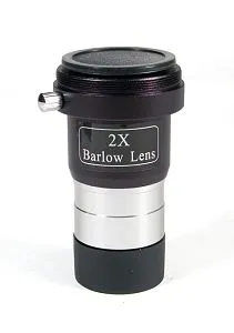 Линза Барлоу Levenhuk 2x, 1,25", с адаптером для камеры