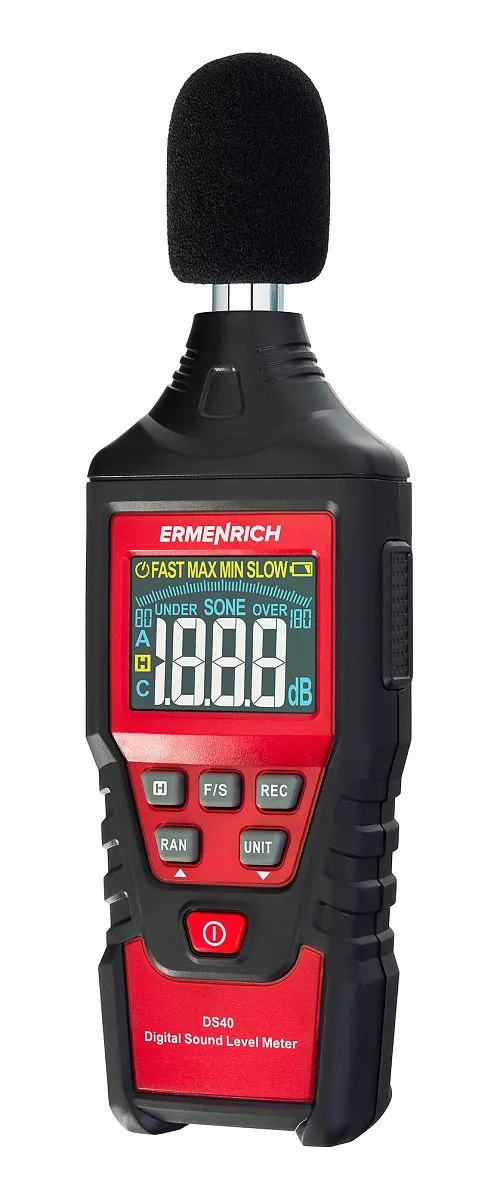 Цифровой шумомер Ermenrich Seek DS40,  1