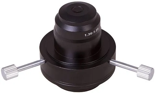 Конденсор темного поля А 1,36–1,25 Levenhuk 900/1000 (масляная иммерсия),  1