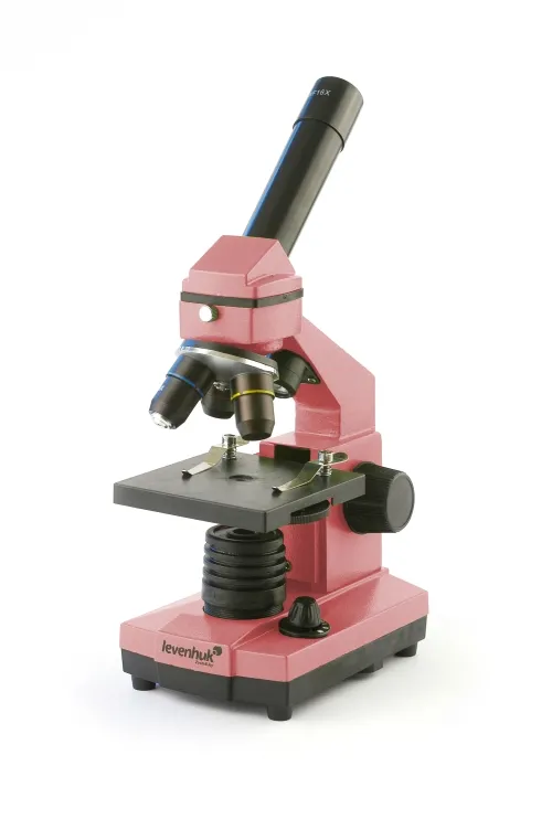 Биологический микроскоп Levenhuk Rainbow 2L Pink,  1