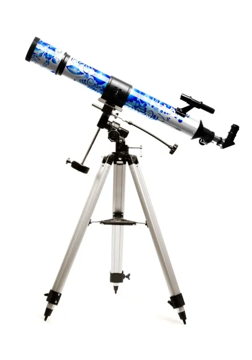 Телескоп Levenhuk Art R185 EQ Gzhel/Гжель,  1