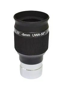 Окуляр Levenhuk UWA 58° 8 мм, 1,25"