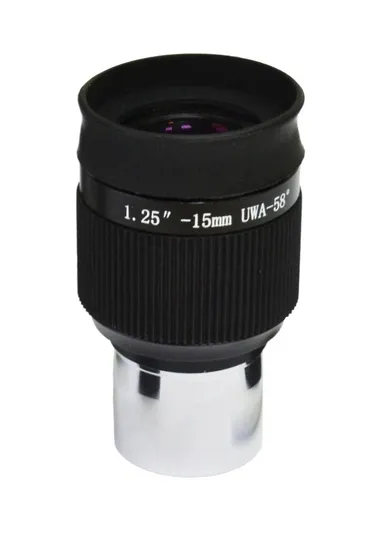 Окуляр Levenhuk UWA 58° 15 мм, 1,25",  1