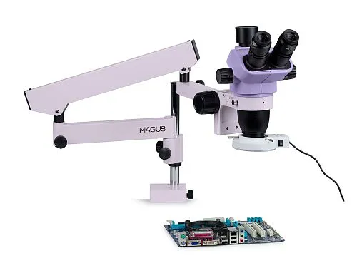 Микроскоп стереоскопический MAGUS Stereo 7TR для ремонта и пайки,  1