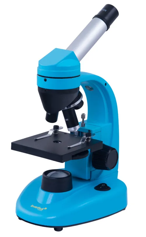 Микроскоп Levenhuk Rainbow 50L NG Azure\Лазурь,  10