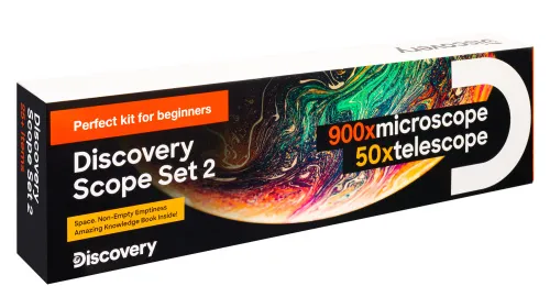 Набор Levenhuk Discovery Scope 2 с книгой,  17