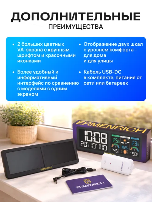 Метеостанция Ermenrich Report WR70,  21