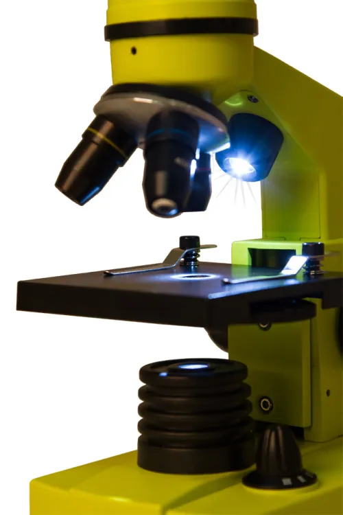 (RU) Микроскоп Levenhuk Rainbow 2L PRO Lime\Лайм,  9