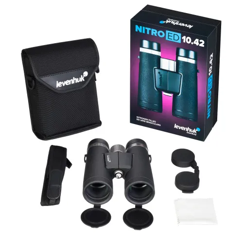 Бинокль Levenhuk Nitro ED 10x42,  3