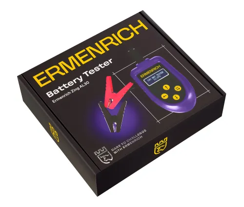 Тестер аккумуляторный Ermenrich Zing AL30,  6
