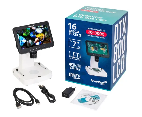 Микроскоп цифровой Levenhuk DTX 800 LCD,  2