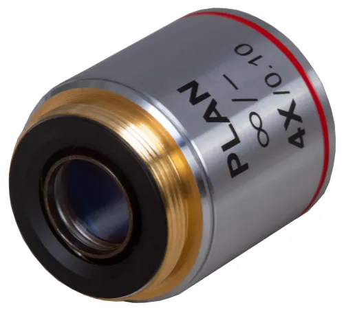 Объектив планахроматический Levenhuk MED 4x/беск,  3