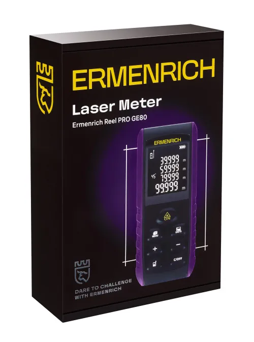 Лазерная рулетка Ermenrich Reel PRO GE80,  7