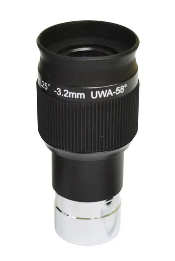 Окуляр Levenhuk UWA 58° 3,2 мм, 1,25",  2