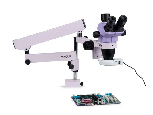 Микроскоп стереоскопический цифровой MAGUS Stereo D7TR LCD для ремонта и пайки,  2