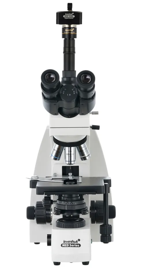 Микроскоп цифровой Levenhuk MED D40T, тринокулярный,  3