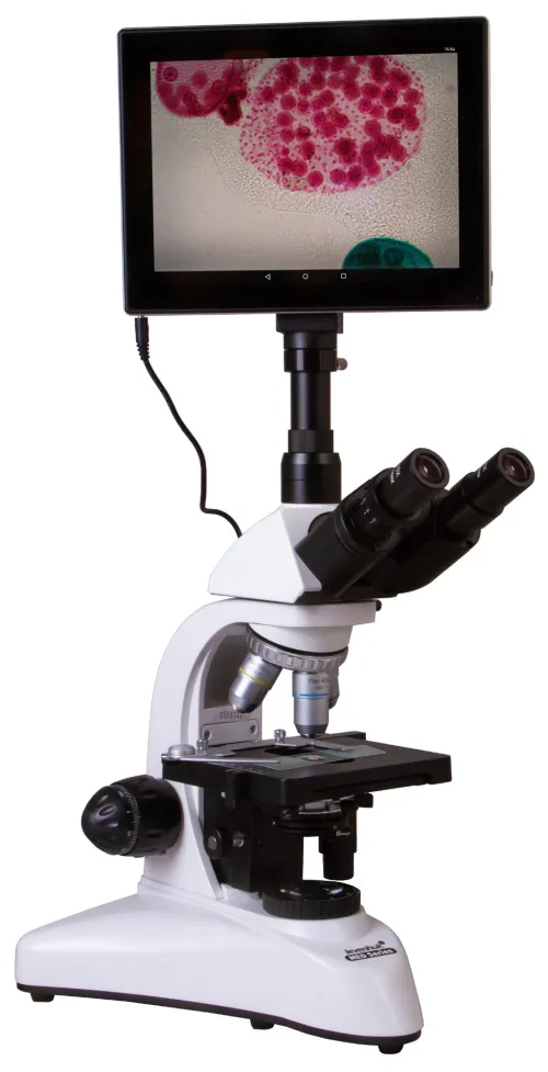 Микроскоп цифровой Levenhuk MED D25T LCD, тринокулярный,  4