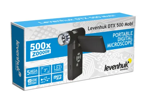 Микроскоп цифровой Levenhuk DTX 500 Mobi,  10