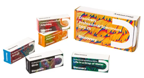 Набор микропрепаратов Levenhuk Discovery Prof DPS 25. «Биология, Птицы и др.»,  3