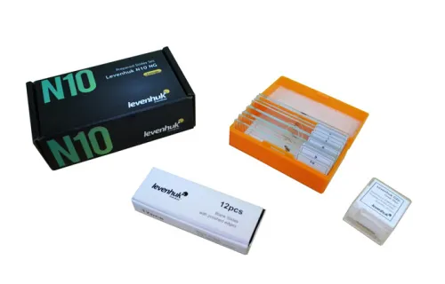 Набор готовых микропрепаратов Levenhuk N10 NG,  2