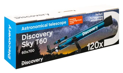 Телескоп Levenhuk Discovery Sky T60 с книгой,  15