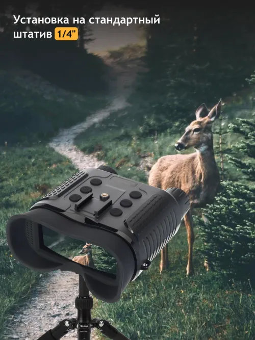 Бинокль цифровой ночного видения Levenhuk Halo 13X Helmet, с креплением на голову,  21