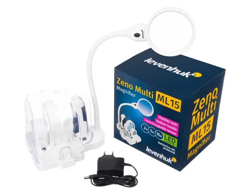 Мультилупа Levenhuk Zeno Multi ML15, белая,  2