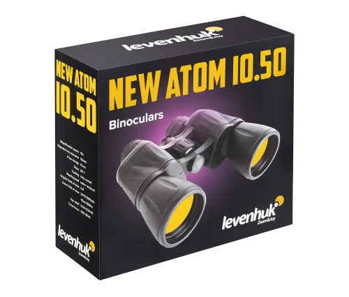 Бинокль Levenhuk New Atom 10x50,  13