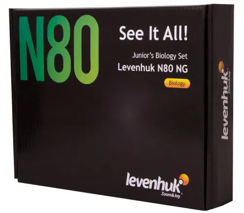 Набор микропрепаратов Levenhuk N80 NG «Увидеть все!»,  4