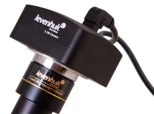 Микроскоп цифровой Levenhuk D400T, 3,1 Мпикс, тринокулярный,  10