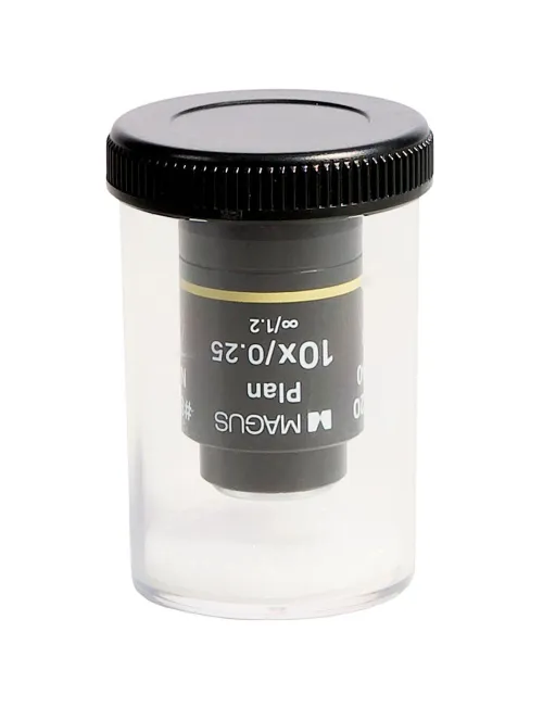 Объектив MAGUS 10PL60V Plan 10х/0,25 ∞/1,2 H60 мм,  5