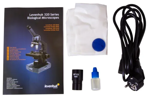 Микроскоп Levenhuk 320 BASE, монокулярный,  15