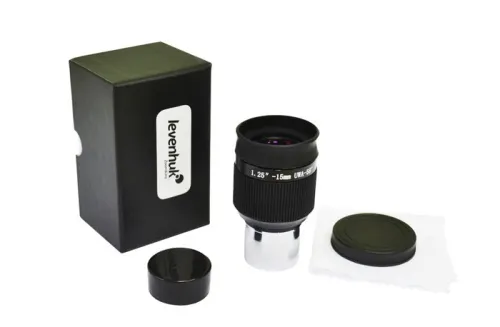 Окуляр Levenhuk UWA 58° 15 мм, 1,25",  5