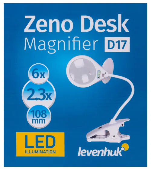 Лупа настольная Levenhuk Zeno Desk D17,  12