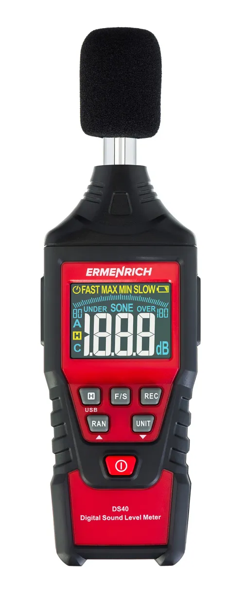 Цифровой шумомер Ermenrich Seek DS40,  4