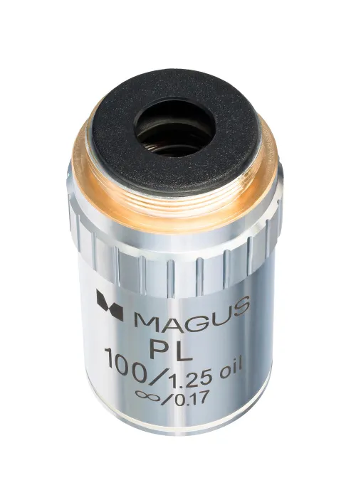 Объектив MAGUS MP100 OIL 100х/1,25 ми Plan ∞/0,17,  4