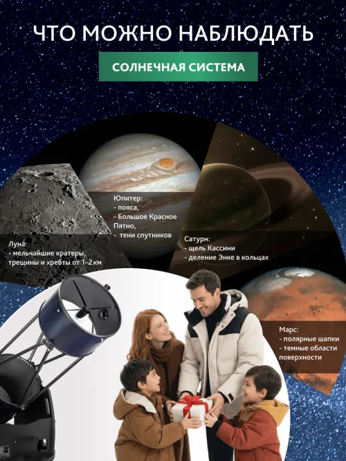 Телескоп Добсона Levenhuk New Skyline PRO 16" (400/1830) Retractable,  19