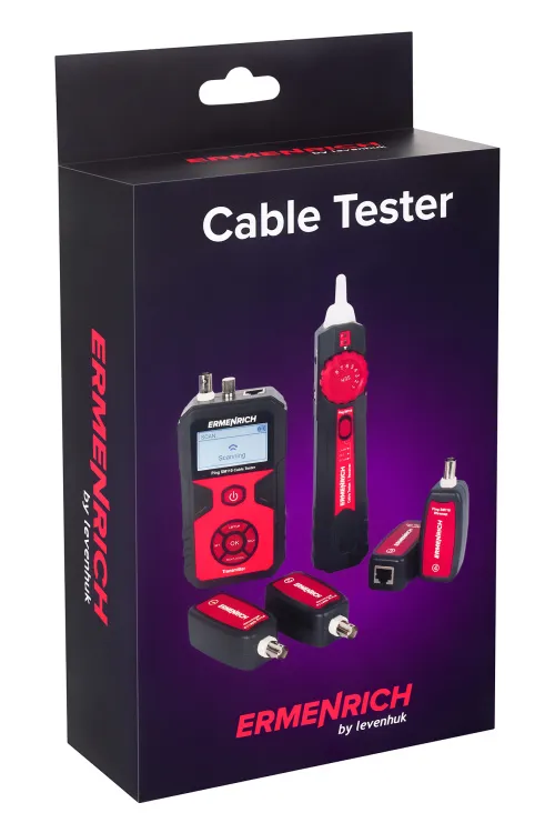 Тестер кабельных линий Ermenrich Ping SM110,  13