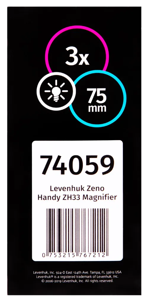 Лупа ручная Levenhuk Zeno Handy ZH33,  11