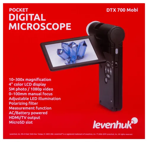 Микроскоп цифровой Levenhuk DTX 700 Mobi,  18