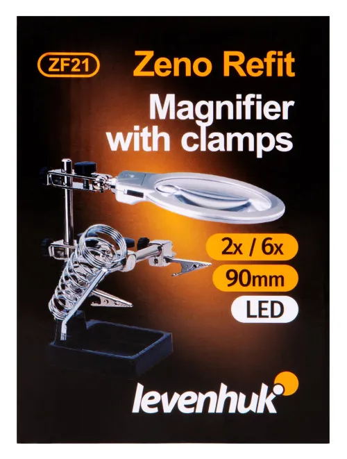 Лупа штативная Levenhuk Zeno Refit ZF21,  12