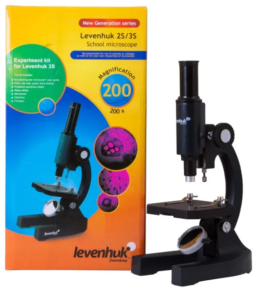 Микроскоп Levenhuk 2S NG, монокулярный,  2